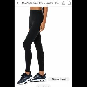 Alosoft Flow Legging Black High-Waist XXS